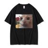 Смешные I Love You Pookie Кот Графический Принт Футболки Мужские Женские Милые Квайи Шутка Юмор Мем Футболки Мужская Повседневная Свободная Футболка