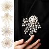 Korean Style Pearls Badge Exquisite Luxury Sense Brooch Jewelry Accessories Suit Collar Pin  Daily