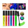 Volumizing Neon Mascara with Fluorescent Glow Effect for Extreme Lash Length Waterproof Smudge Proof Formula for Halloween Cosplay Festival Party