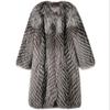 New Autumn and Winter Women's Fur Coats Imitation Fox Fur Long Coats Fashionable Fur Coats Winter Windbreakers