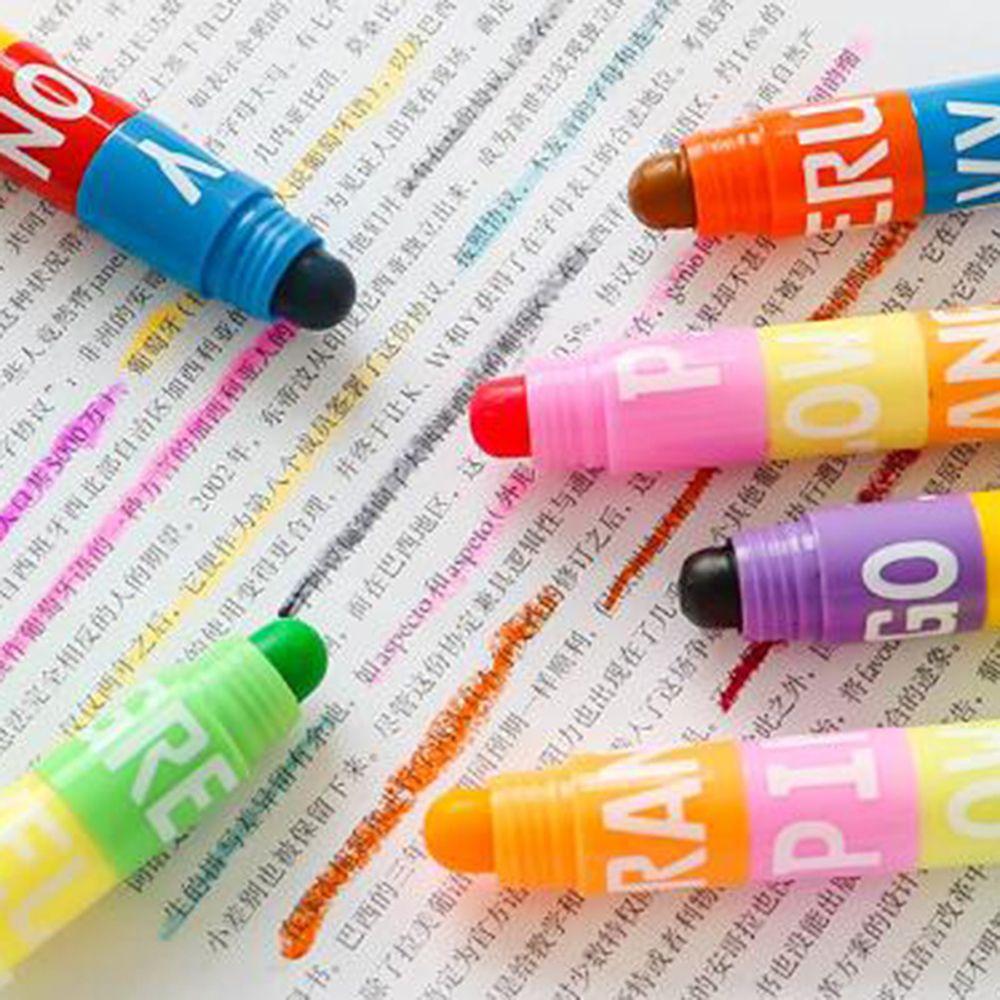 Supplies Crayon Colorful Painting Pens Color Pen Highlighter Marker Pen Solid Fluorescent Pen