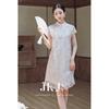 JK&JS Gui Zi Yue New Chinese Style Organza Embroidered Dress