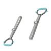 2Pcs Gymnastics Rings Adjustable Straps Non-slip Grip Pull Up Rings with Strong 200KG Load Bearing Strength Training Home