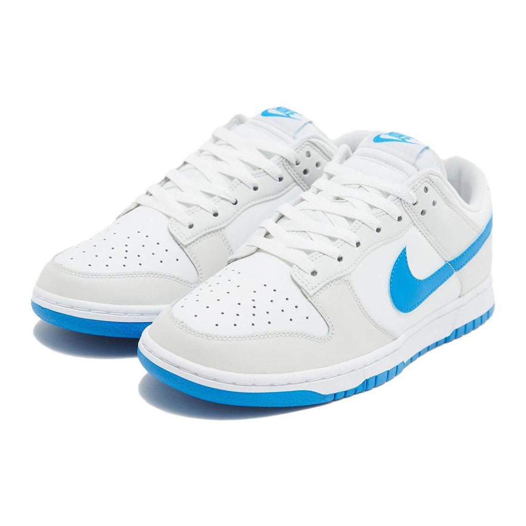 Nike Dunk Low Photo Синие мужские кроссовки White Summit-White Platinum-Tint DV0831-108