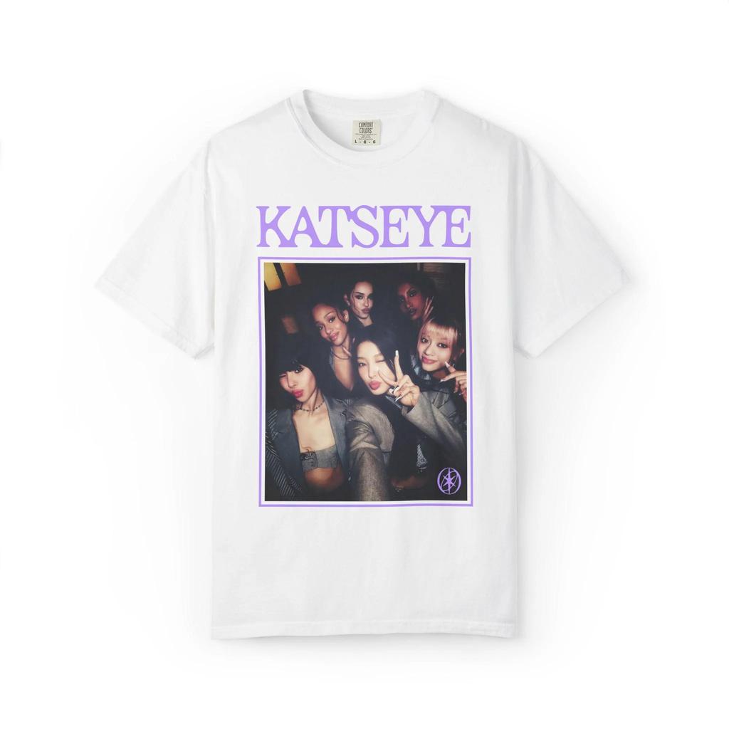 Унисекс футболка с коротким рукавом Katseye для мальчиков и девочек в стиле K-pop с изображениями Меган, Даниэллы, Манон, Лары, Софии и Юнчэ