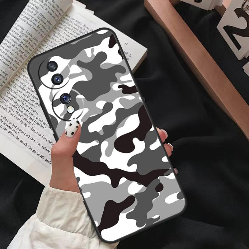 Ночная темная камуфляжная военная камуфляжная funda для Honor X9a X8a X7a X6a X6 X7 X8 X9 8X 9X Honor Magic 5 Pro 10 50 70 90 Lite Чехол