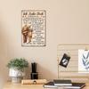 1 шт. Irom Decor Металлическая жестяная табличка Немецкий "Я люблю тебя" Стихотворение о любви, Винтажный декор для стен, Украшение для дома, фермерского дома, гостиной