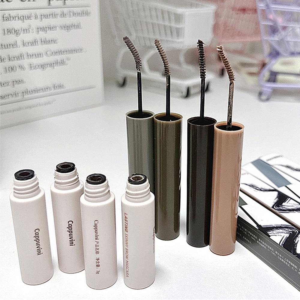 CAPPUVINI Карандаш для бровей, который нелегко размазать, натуральный и трехмерный, подходит для начинающих макияж