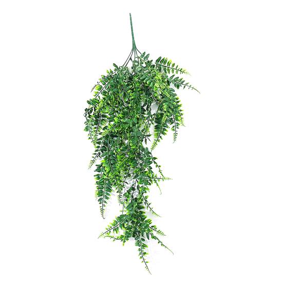 Искусственные Подвесные Растения Искусственные Лианы Устойчивые к УФ-лучам Водонепроницаемые Легко Чистятся Для Дома и Улицы Искусственные Подвесные Папоротники Зелень Растения