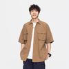 Tide Brand Summer New Ultra-Thin Quick-Dry Japanese Workwear Short-Sleeve Retro Loose Shirt