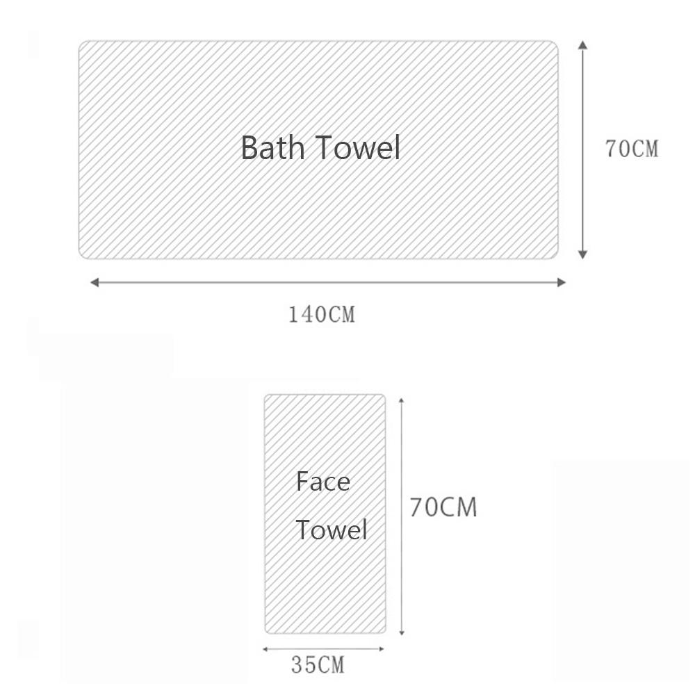 High Quality Large For Adults Household Bathroom Hotel Washcloth Handkerchief Face Towel Bath Towel