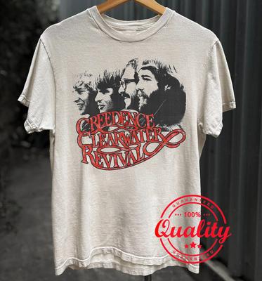CREEDENCE CLEARWATER REVIVAL Коллекция Футболка с коротким рукавом S-5XL KY890 Унисекс Футболка