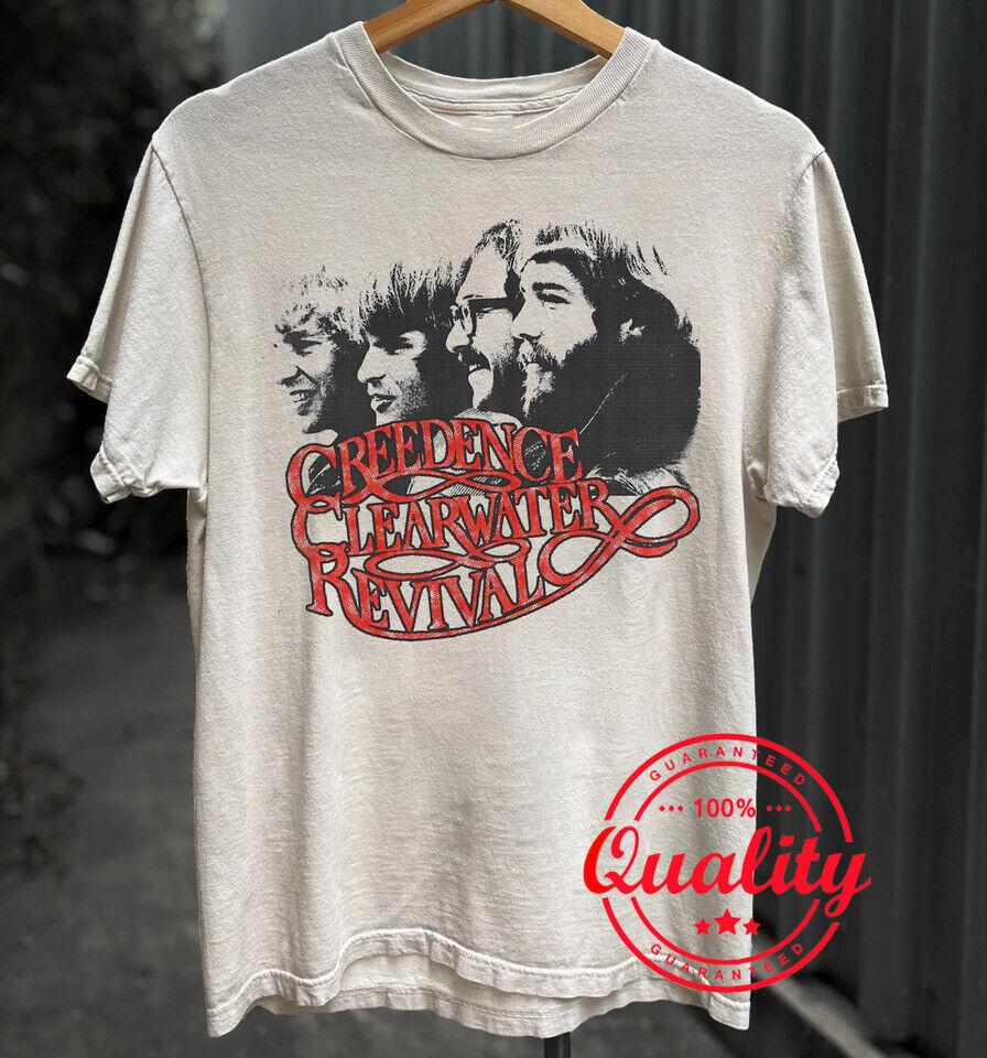 CREEDENCE CLEARWATER REVIVAL Коллекция Футболка с коротким рукавом S-5XL KY890 Унисекс Футболка