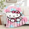 1pc Hello Kitty plush toy blanket - home decoration, seasonal use, comfortable, machine washable, suitable for all ages, a perfect gift for