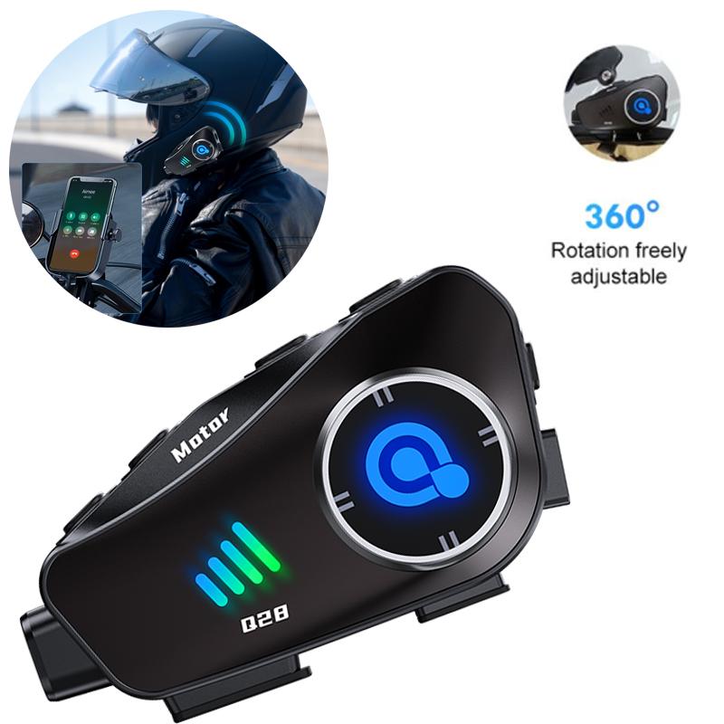 Motorcycle Helmets Bluetooth Headsets 1080P Video Dashcam 120 Degree Wide Angle For Motorbike Bicycles