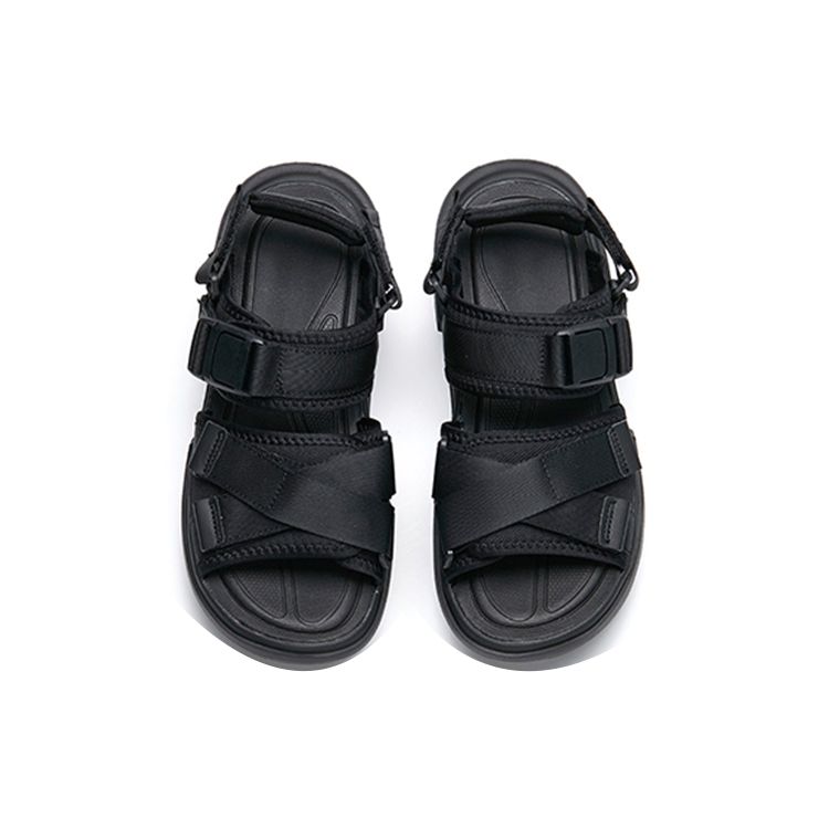 Anta Dominator Breathable Beach Sandals Women Sandals Black 122238501-1