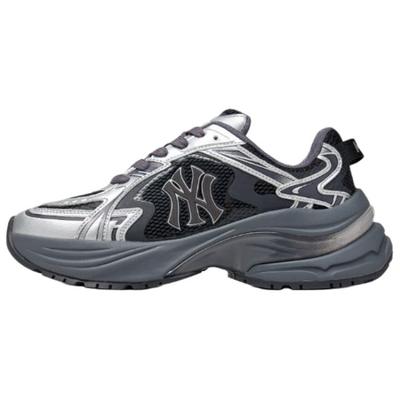Нью-Йорк Янкис Дышащие Кроссовки для Бега Низкие с Увеличением Роста Унисекс Серебристо-Черные Кроссовки 3ARNSPE5N-50SID