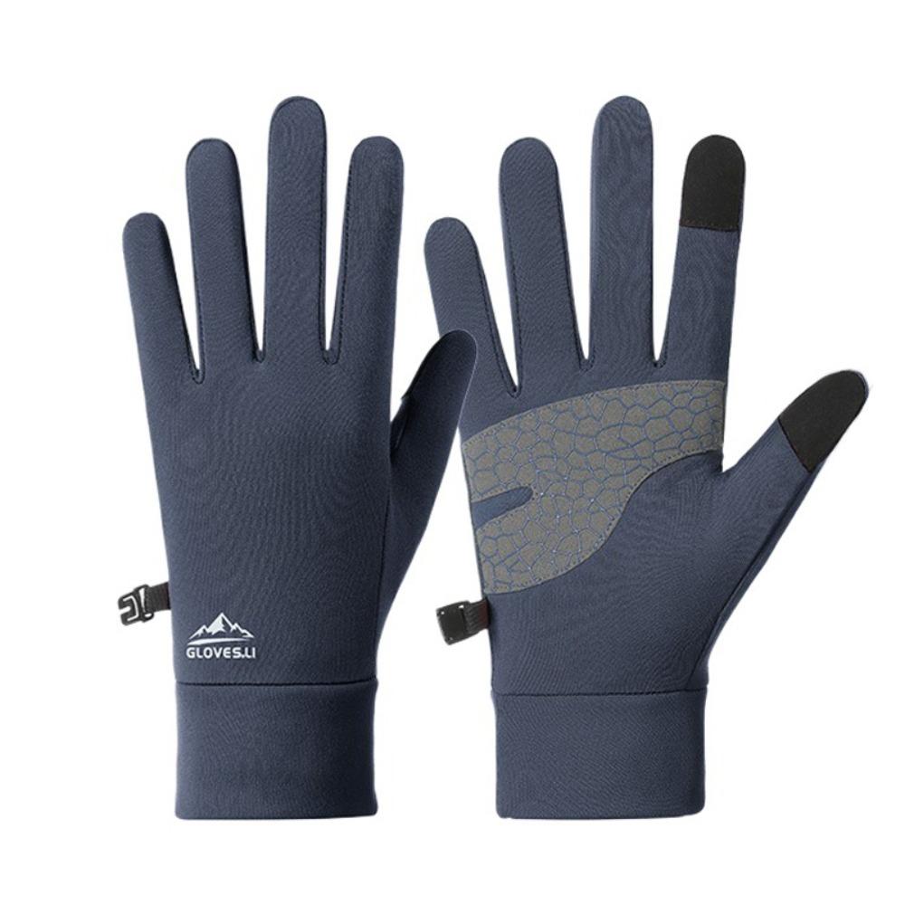 Thermal Fleece Thick Cycling Gloves Warm Outdoor Gloves Winter Cycling Gloves Sports