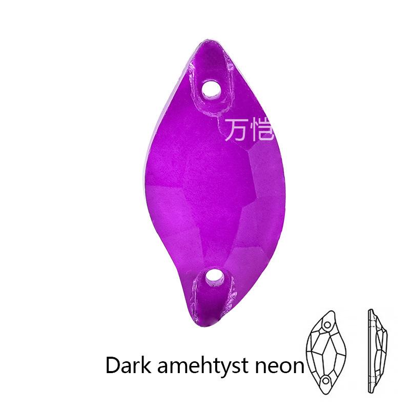 Стекло Лист Ивы Ручная Вышивка Дрель, Русалка Неоновый Флуоресцентный Плоское Дно Сделай Сам Одежда Обувь И Носки Бриллиантовые Ювелирные Аксессуары Стразы