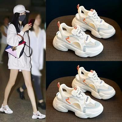 Женские сандалии, летние, новые, женские, на платформе, массивные, удобные, с открытым носком, повседневные, спортивные сандалии, женская обувь 2025