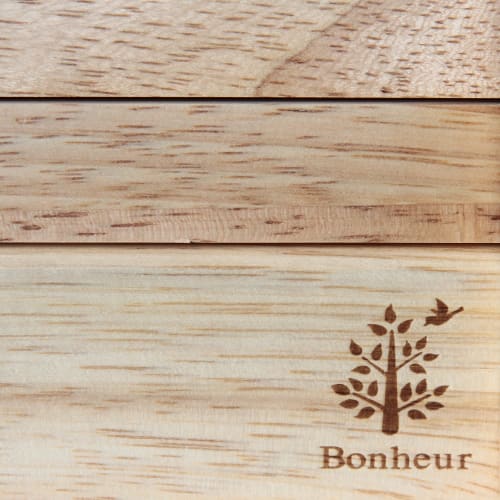 Fuji Boeki Хлебница, 33 см шириной x 23 см глубиной x 16 см высотой, Натуральное дерево, Кухонное хранение, Контейнер для хранения хлеба, Bonheur, 94381