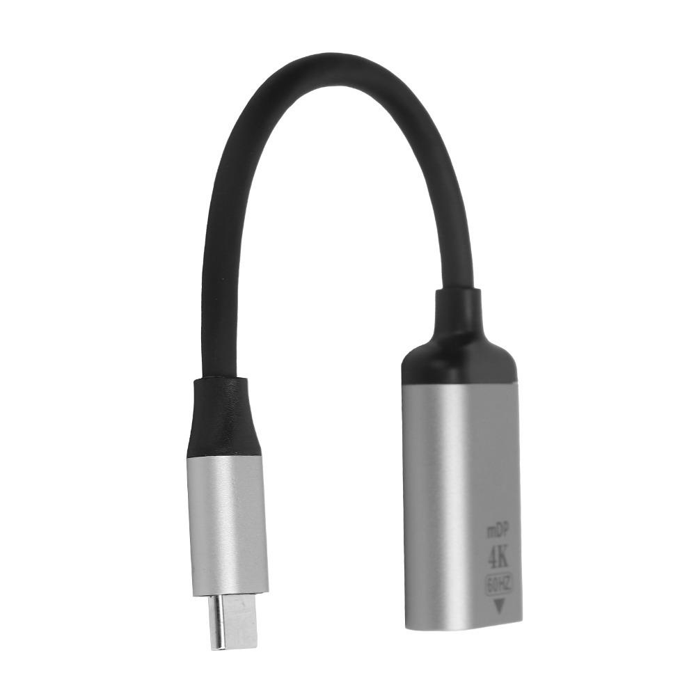 Plug and Play USB-C to Displayport Adapter 4K 60Hz USBC to Mini DP Adapter  Computers