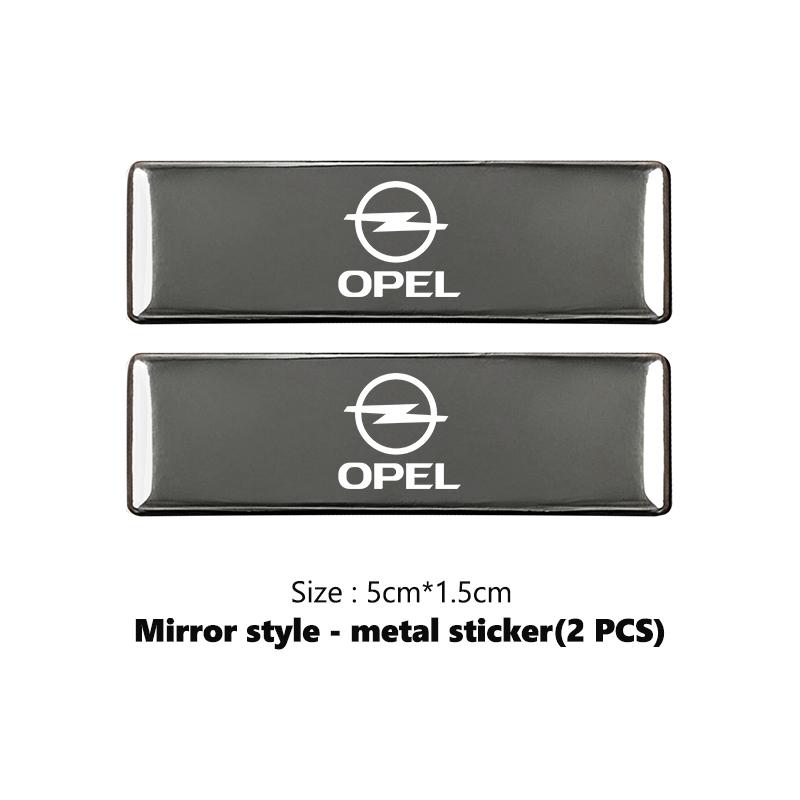 For Opel Car Trunk Body Sticker Aluminum Alloy Emblem Auto Stickers Astra G H J K F Corsa D Zafira B Insignia Mokka Regal