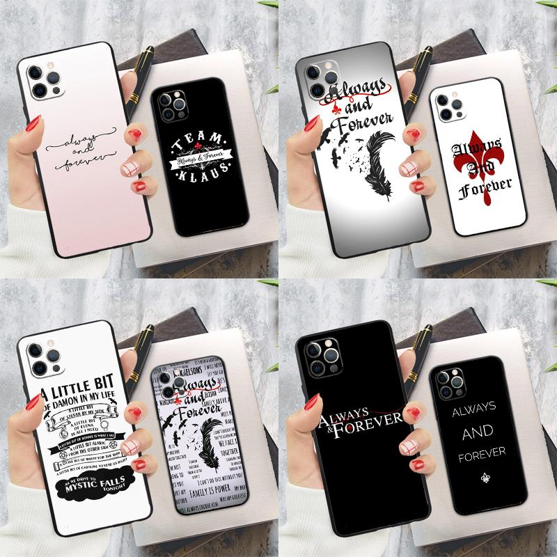 Чехол для телефона The Originals Always and Forever Для iPhone 16 Pro 11 12 13 14 15 Pro Max Mini XS X XR 7 8 16 Plus Чехол Coque
