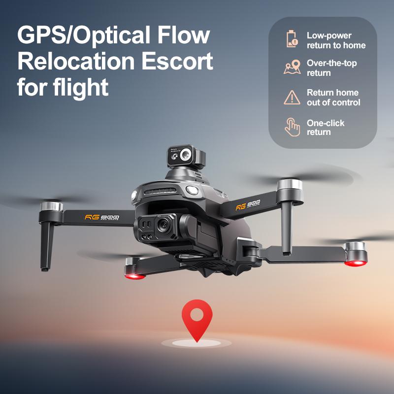 Новый RG800 MAX GPS Дрон Профессиональная 8K Камера Аэросъемка FPV Бесщеточный Обход Препятствий с Пультом Управления с Большим Экраном Складной Дрон