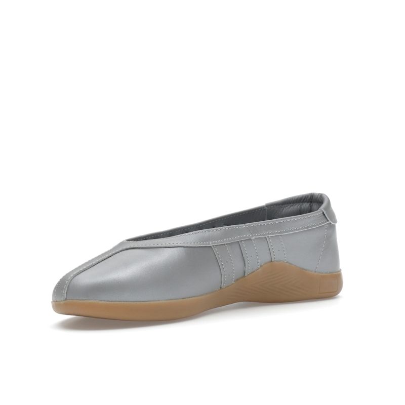 Adidas Taekwondo Mei Ballet серебристые металлические женские кроссовки Gum JR7032