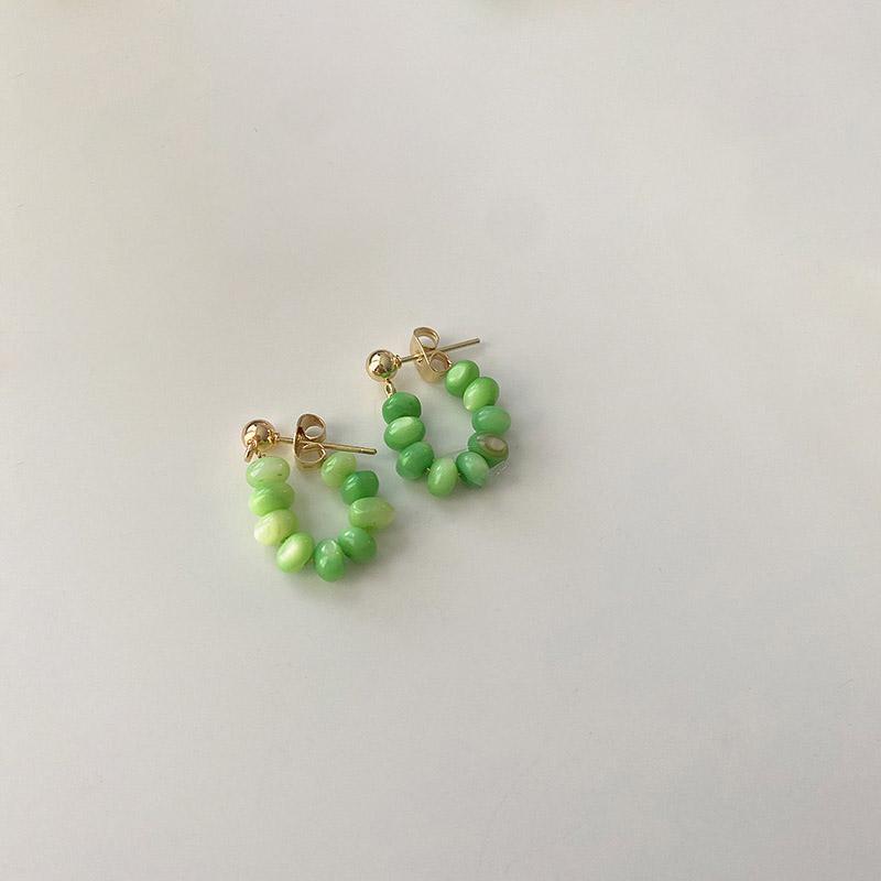 Женские зеленые серьги геометрические роскошные темпераментные модные хрустальные элегантные висячие серьги