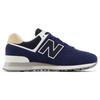 New Balance Кроссовки унисекс 574 Midnight Blue белые U574NL2