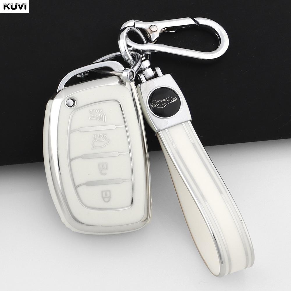 Горячий ТПУ Чехол для Умного Ключа Автомобиля Для Hyundai Tucson Santa Fe Rena Sonata Elantra Creta Ix35 Ix45 I10 I30 I40 Держатель Брелока Брелок