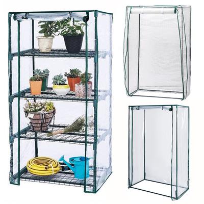 Чехол для теплицы, многоразовый прозрачный чехол с дверью-молнией, водонепроницаемый, с защитой от ультрафиолета, чехол для цветочного сарая для выращивания растений в помещении и на открытом воздухе