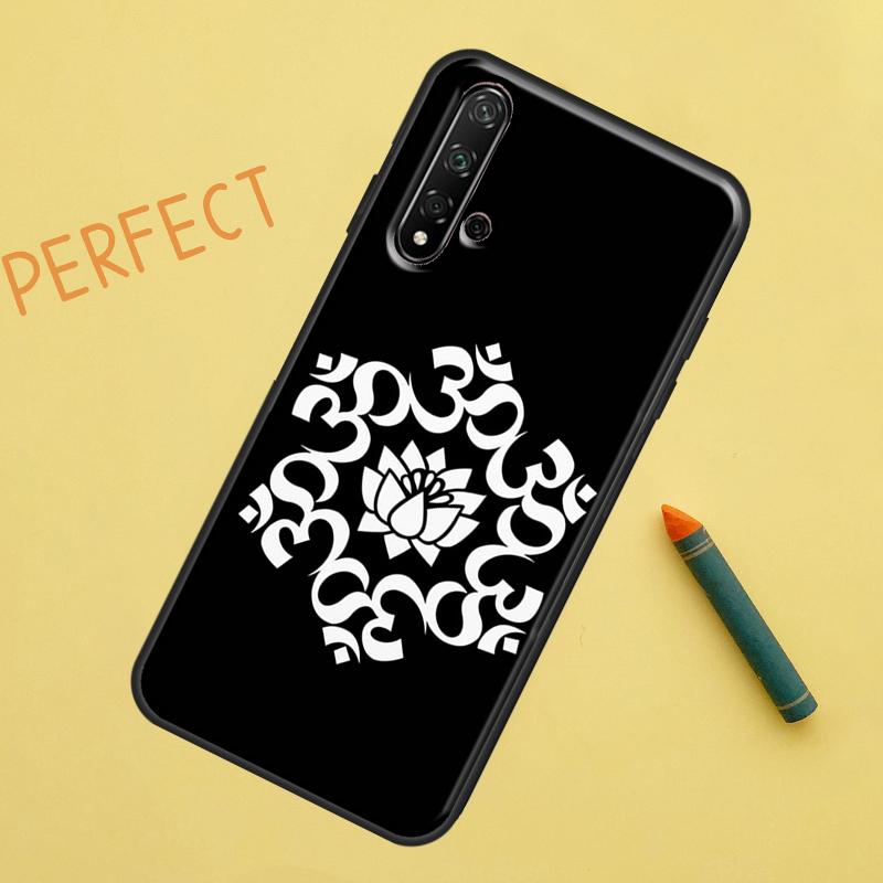 Buddhism Buddha Om Hamsa Zen Case For Huawei Nova Y90 Y70 Y61 Y60 9 10 SE Nova 5T 11i 8i 7i 3i P20 P40 P30 Lite P60 Pro