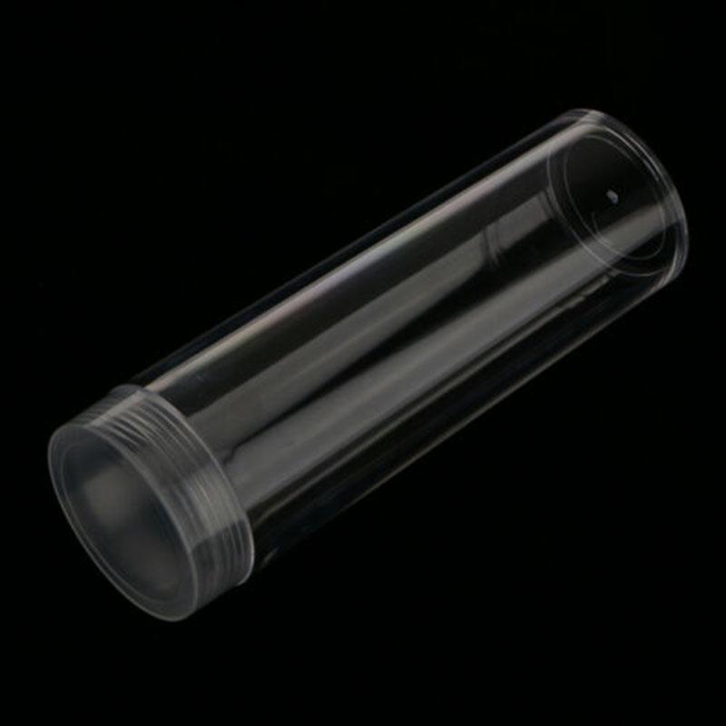 10 Sets of 30mm Plastic Coin Storage Tubes with Clear Round Holder Cases for Collectors to Safely Store and Protect