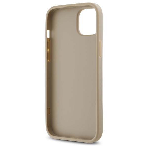 Dkny Dkhcp15Mpqdsle iPhone 15 Plus 6.7 Бежевый/Beige Стеганый Сложенный Логотип