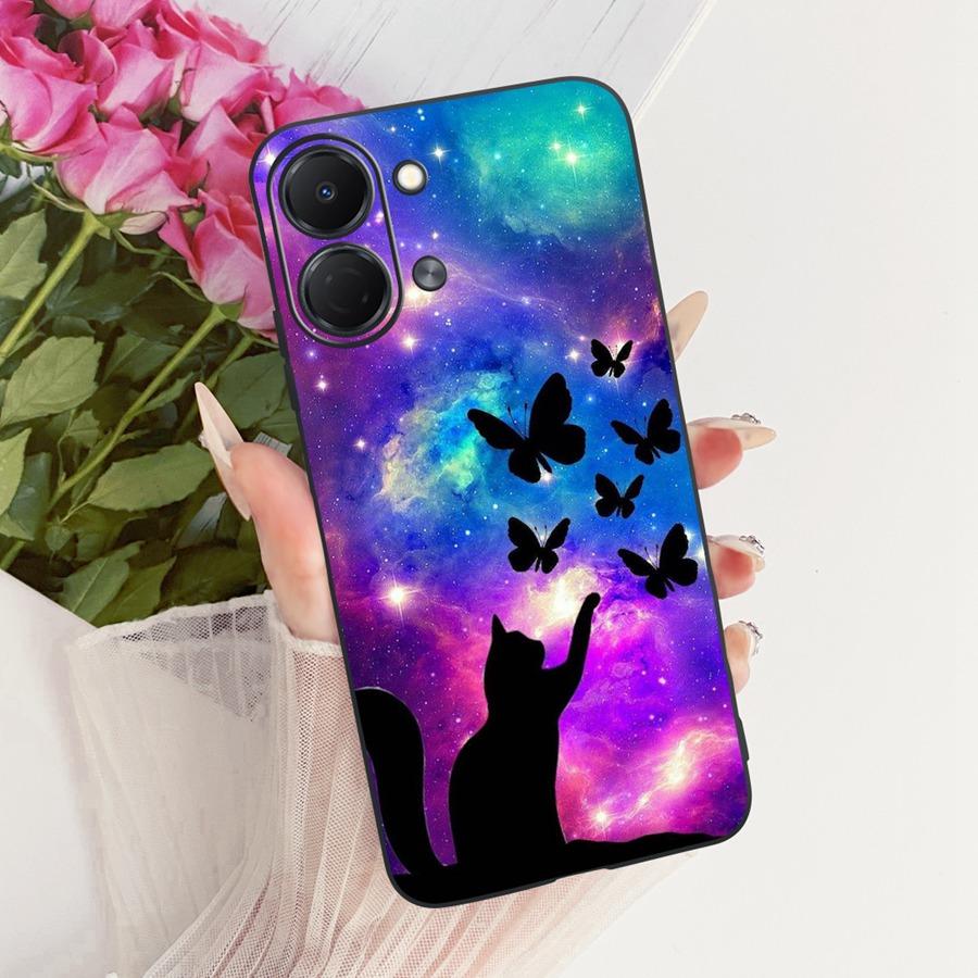 Модный стиль Расписанный чехол-ракушка для Tecno Spark GO 3 go3 Чехол KN3 Capa Мягкий силикон Черный Новый дизайн Чехол для Tecno POP 20 Couqe