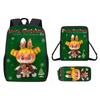 Мультяшный Рождественский Рюкзак Сумка через Плечо Пенал Набор из Трех Предметов