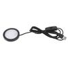 LED Round Light Ultra Thin Aluminum Casing Under Counter Lighting with 1.5m Cable for Ceiling Bedroom Kitchen USB Plug