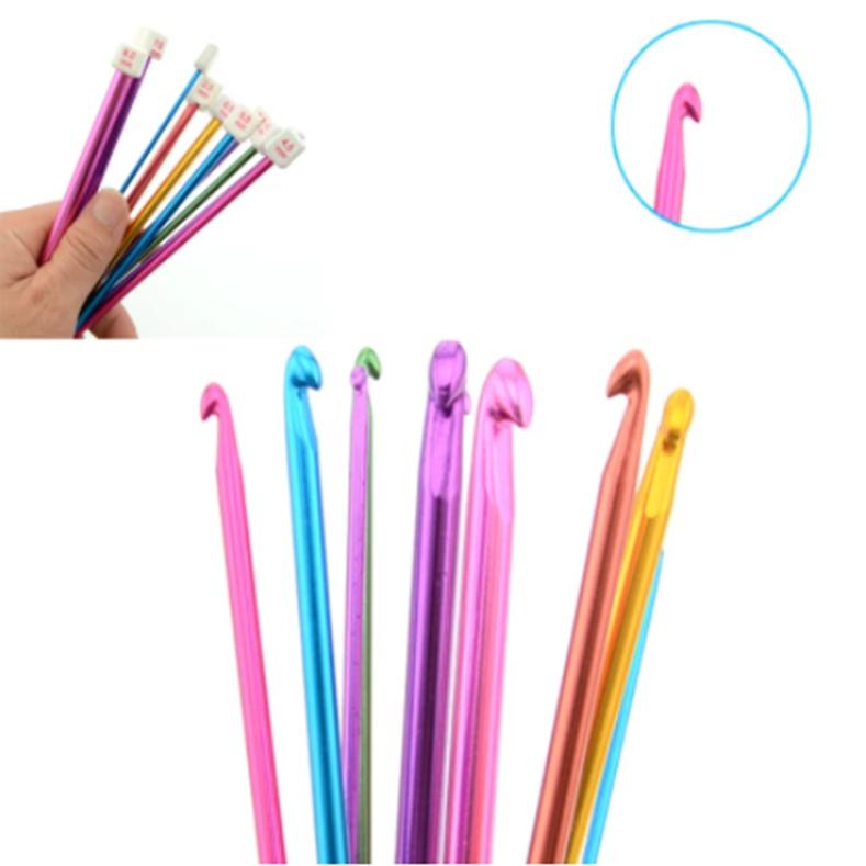 Набор из 11 шерстяных вязальных инструментов, набор игл для вязания свитеров, товары для дома, швейные принадлежности, портативные, удобные