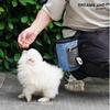 Hands-Free Pet Training Waist Bag Adjustable Strap Multi-Pocket Poo Bag Holder Waterproof Pet Snack Container for Dog Training