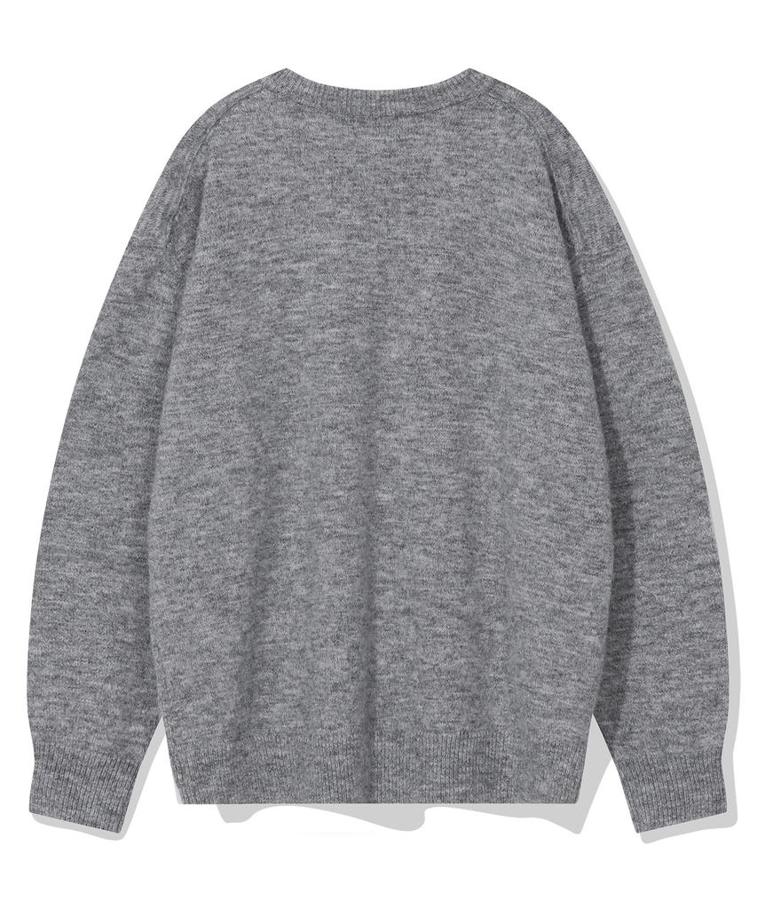 BEENTRILL Essential Hashtag Logo Knit (Gray)