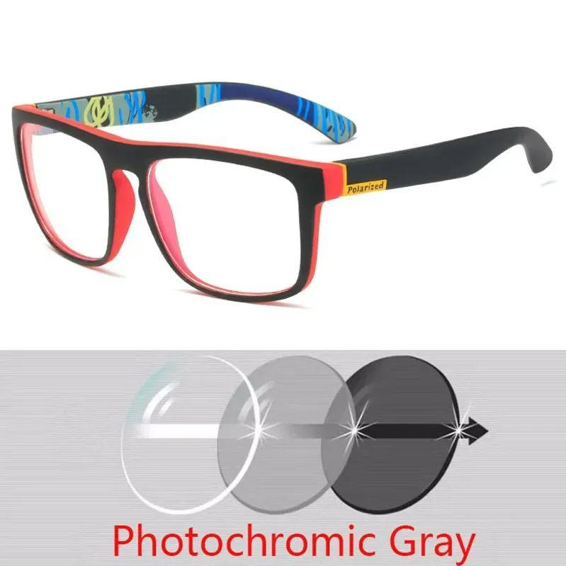 Custom Minus Masculino Made Myopia Prescription Lens Square Fullrim Sports Colorful Mirror Sunglasses 1 To5