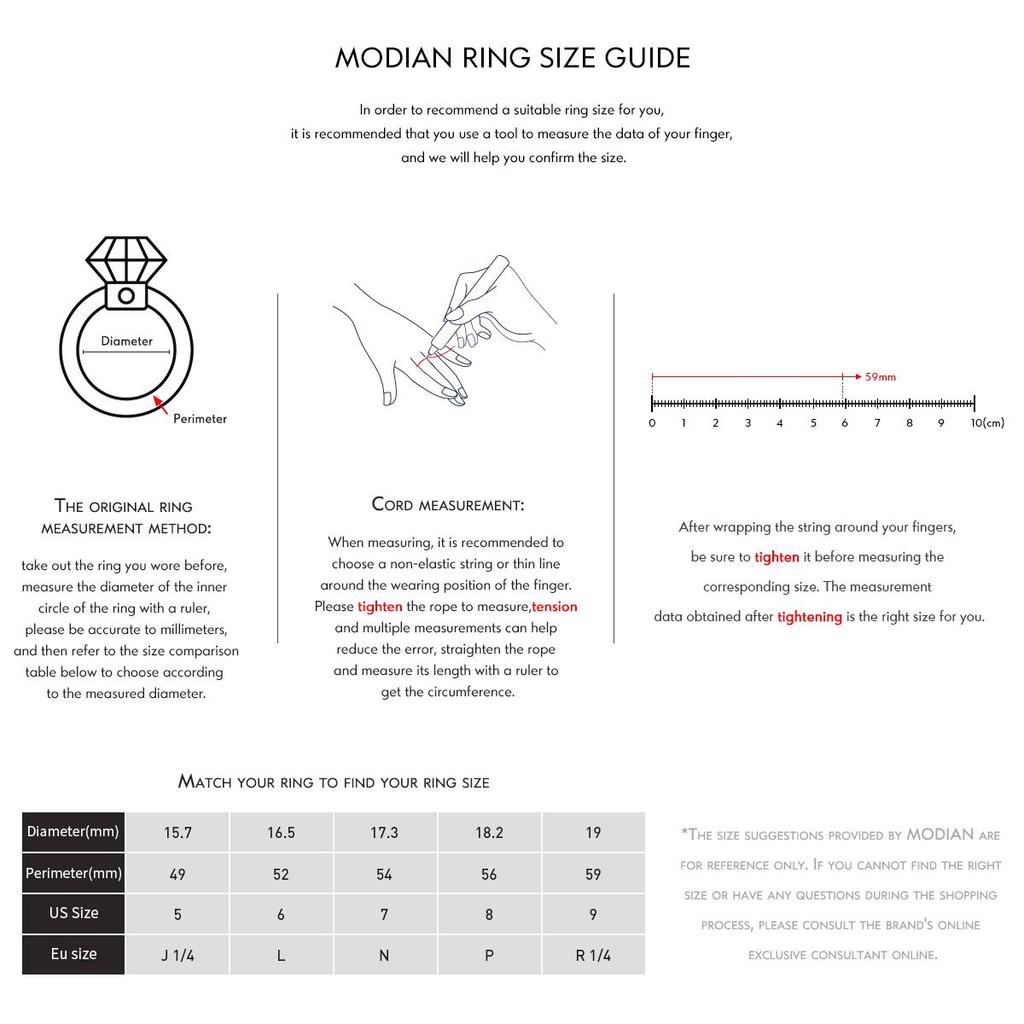 MODIAN 925 Sterling Silver Multicolor CZ Charm Simple Finger Ring For Women Fashion Silver Fine Jewelry