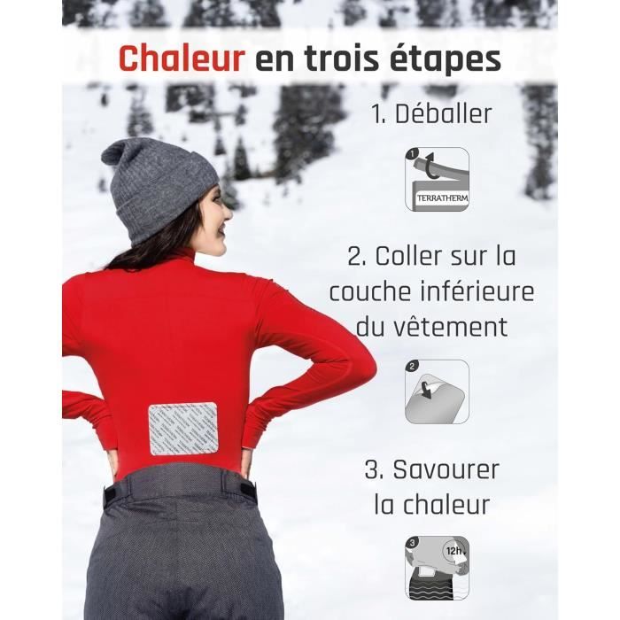 Patch chauffant - TerraTherm - 30 pièces - Chaleur profonde - Utilisation flexible - Ingrédients naturels