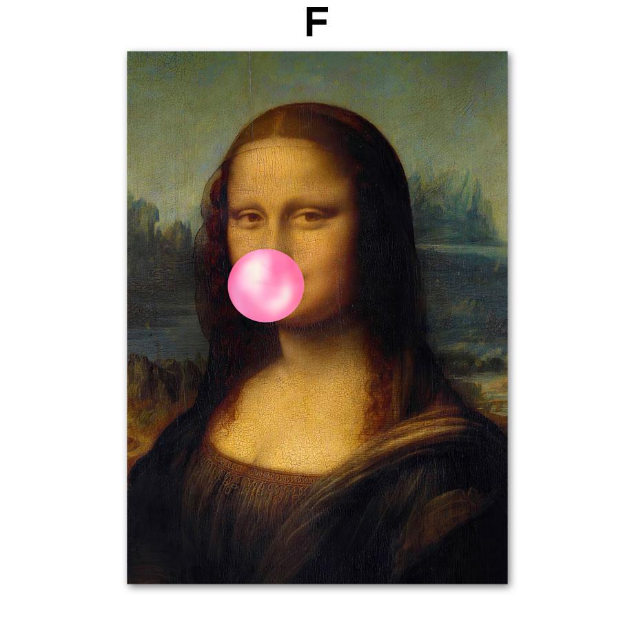 Funny Vintage Portrait Reading Lady Wall Art Canvas Baroque Rococo Oil Painting Posters Prints Wall Pictures Living Room Decor