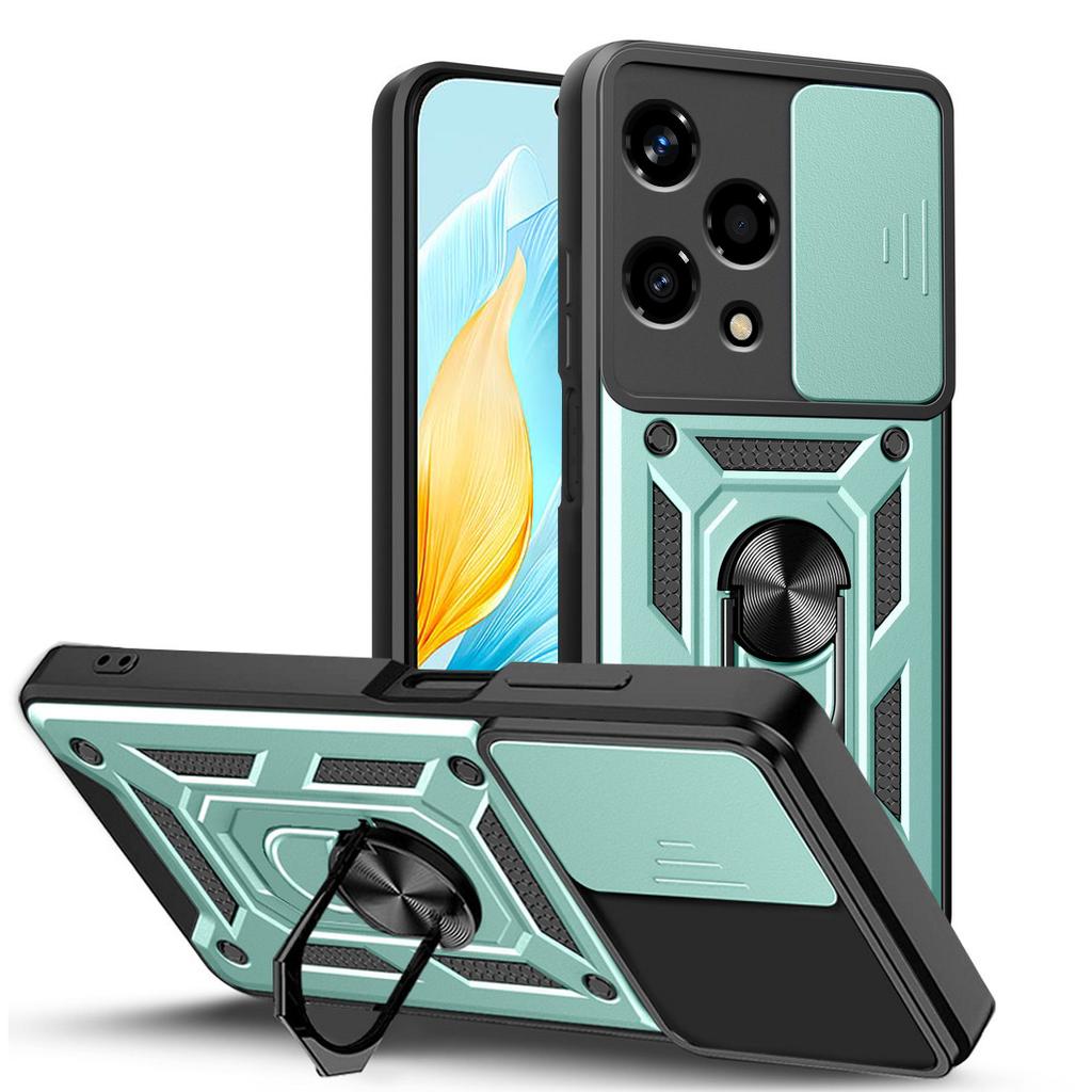 Военный защитный чехол для камеры Honor 200 Lite 90 Lite Honor X6A X5 Plus X7A X8A X6S X8 X9 X6 Гибридный металлический держатель с кольцом противоударный чехол