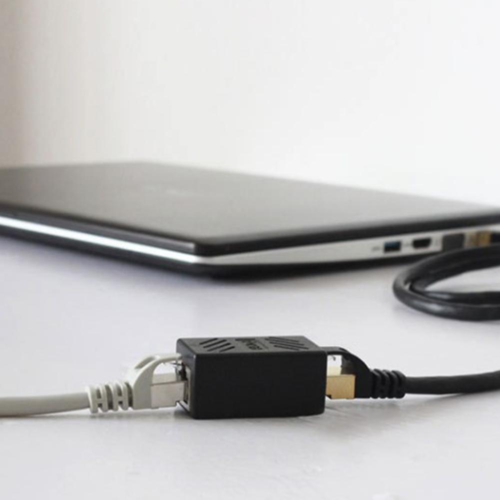 RJ45 Cat 5 Cat 6 Cat6a Coupler Extender Connector Ethernet Coupler Female To Female PC Hardware Adapter Cable Extender Converter