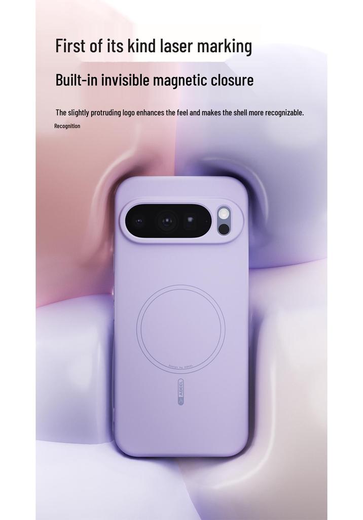 Совместим с Google Pixel 10 Pro XL, Магнитный силиконовый чехол, Защита от падения для мужчин и женщин, подходит для Pixel 9A.